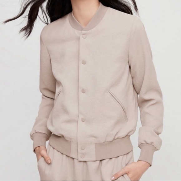 Wilfred - Aritzia - poussin bomber jacket (purple/grey/mauve). - Picture 11 of 11